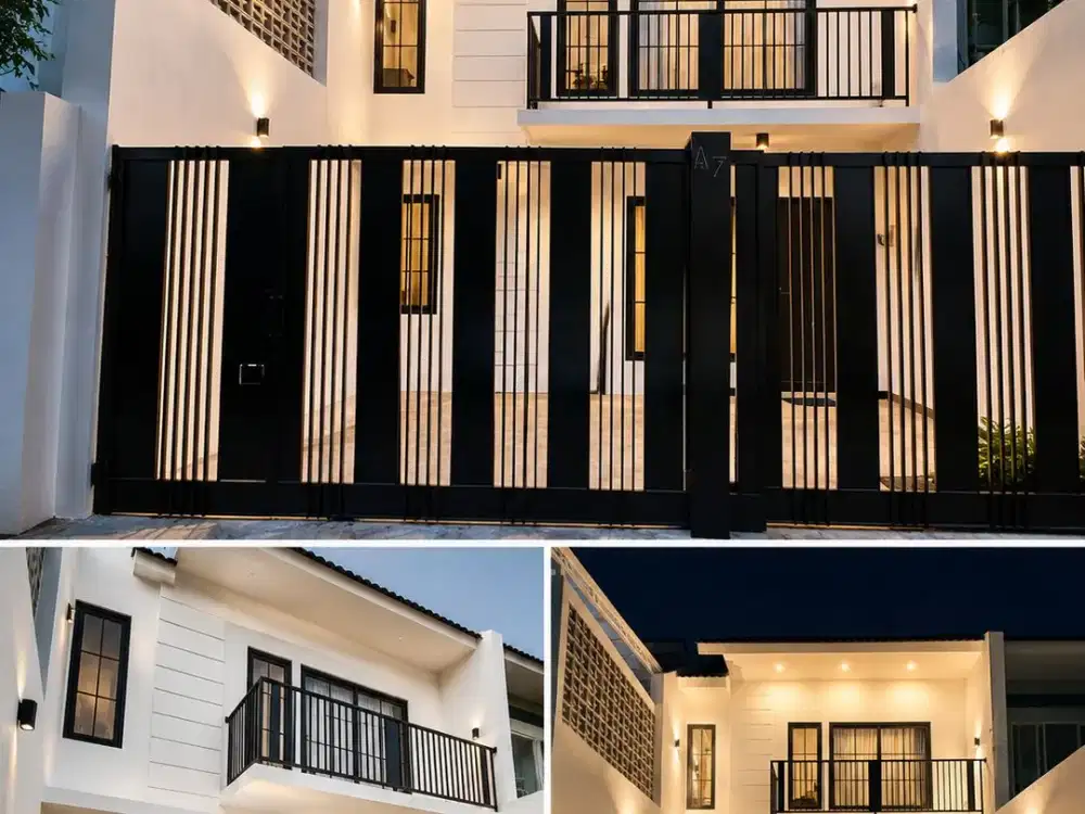 Rumah 2 Lantai Baru American Classic Semi Furnished SHM di Lontar