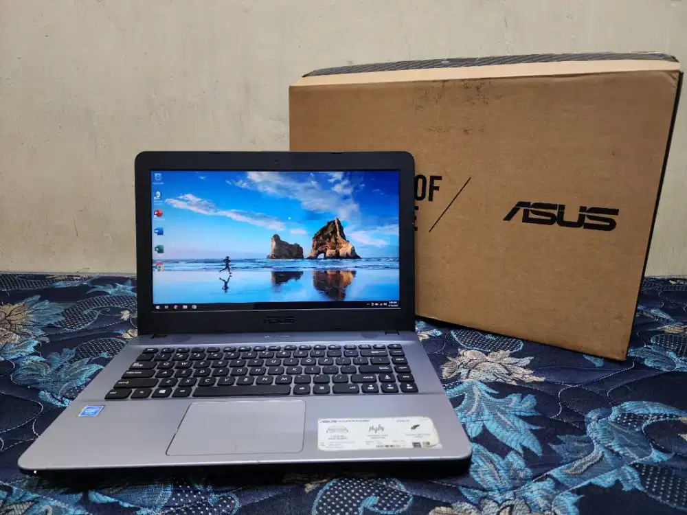 BU Laptop Asus X441N Fullset Normal Tinggal Pakai
