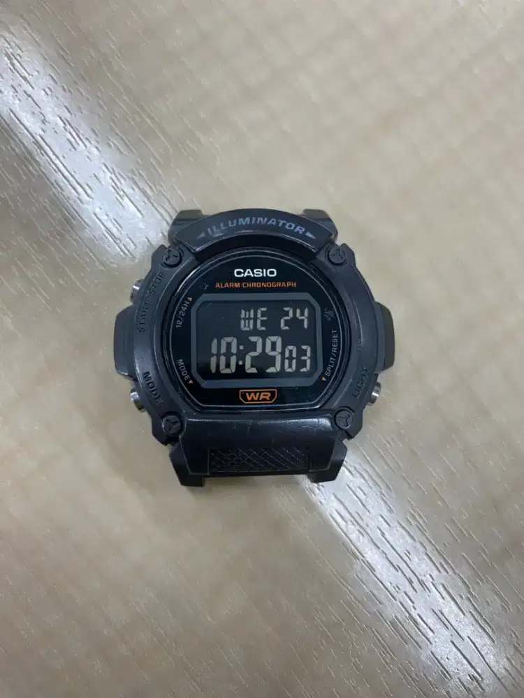 Jam Tangan Casio W-219H Abu-abu