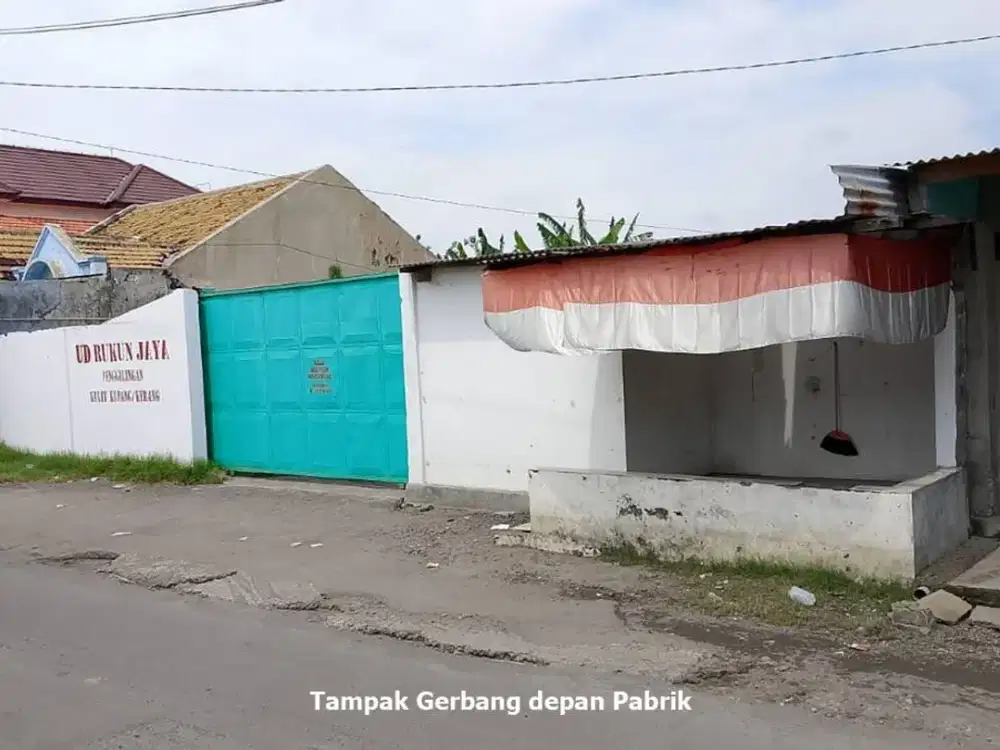 LAHAN BEKAS PABRIK DIJUAL LOKASI CANDI SIDOARJO