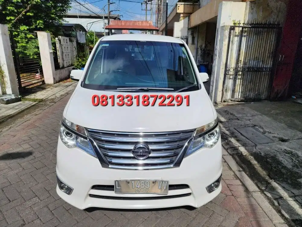 NISSAN NEW SERENA 2.0 HWS MATIC FACELIFT 2017 PUTIH SURABAYA