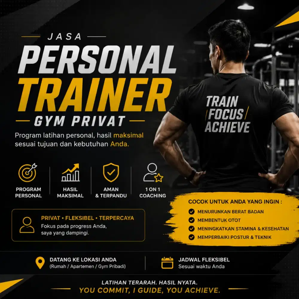 Jasa personal trainer gym