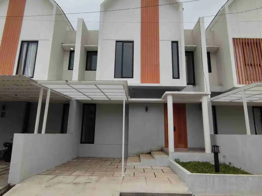 Palem Lestari tipe Areca. Rumah baru 2 lantai di lahan 84m2, ready 4 unit, cocok banget buat Gen Z, harga gak sampai 1.3M, lokasi jatisampurna kranggan bekasi