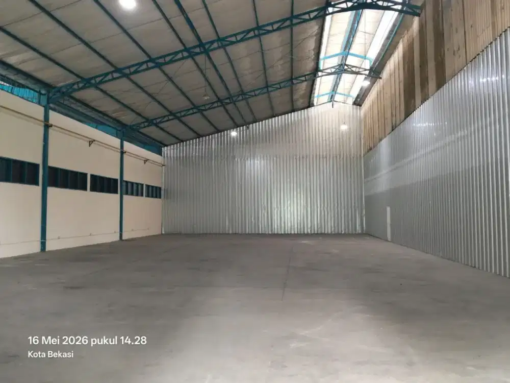 Gudang Alexindo Luas 512 m² | Tinggi 10 Meter | Listrik 25.000 Watt | Siap Pakai