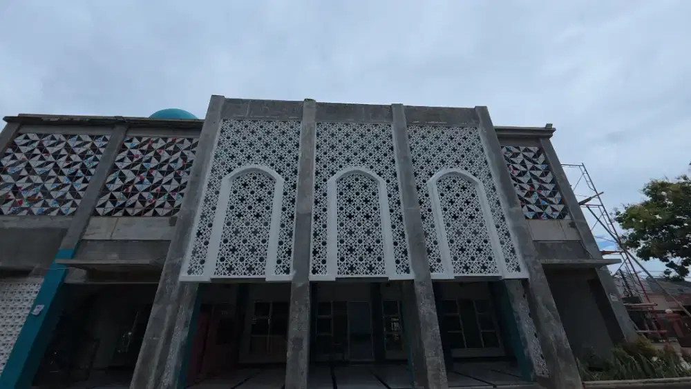 Krawangan GRC Masjid Muhammad Husni Thamrin Petukangan Selatan Motif