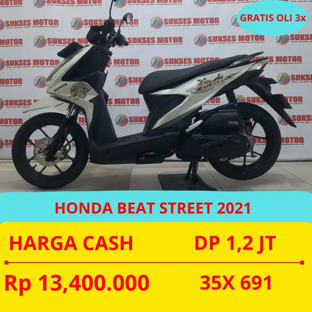 HONDA BEAT STREET 2021 DP MURAH 1,2 JUTA GUYS