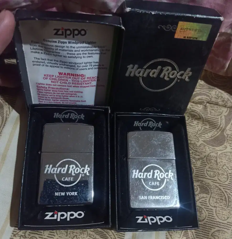 Korek api Zippo Hard Rock Cafe Original Vintage