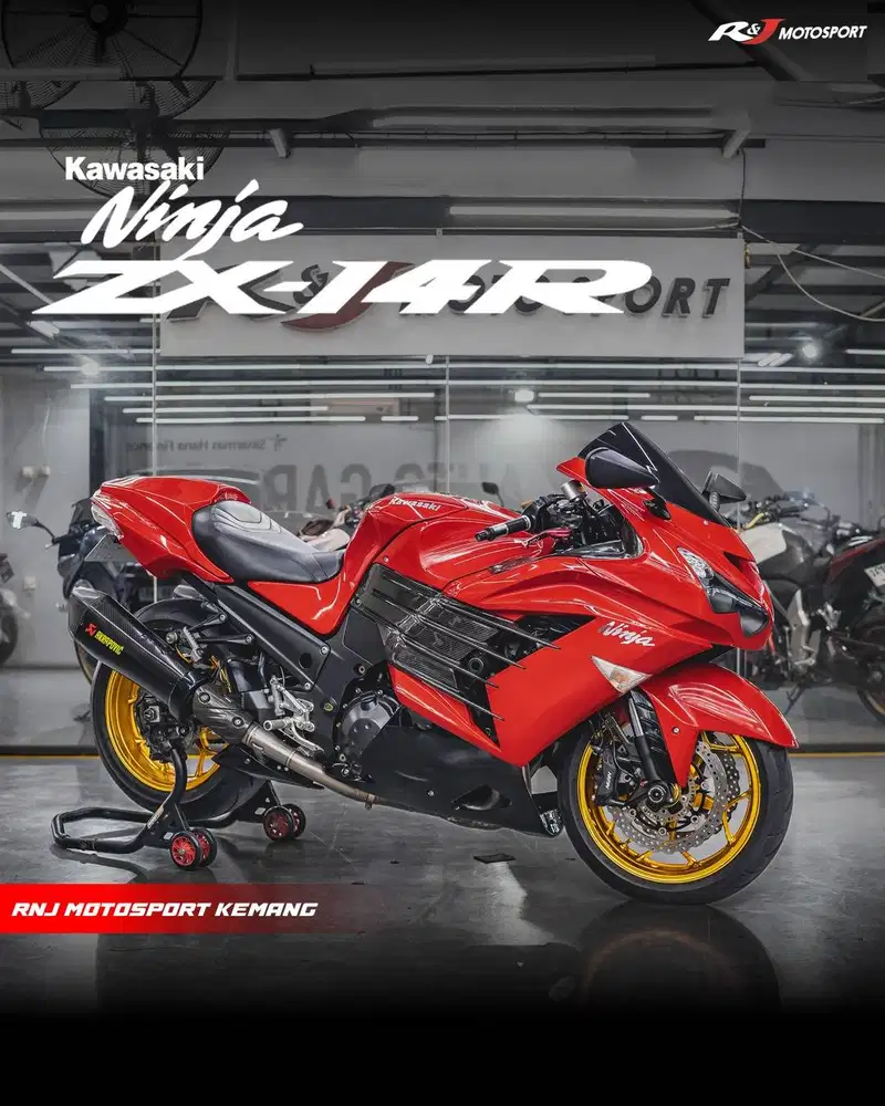 Kawasaki Zx14R Zx 14 r Nik 2013 Akrapovic KM 10.000an