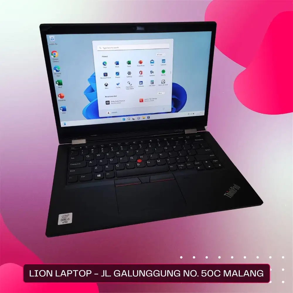 RAM 16GB Core i5 Gen10 Flip 360° SSD 256GB Lenovo Thinkpad YOGA L13 [2