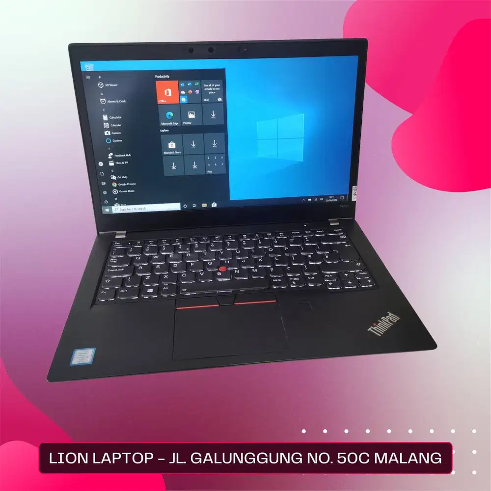 RAM 8GB Core i5 gen 8 Lenovo Thinkpad T480s SLIM [24|06]