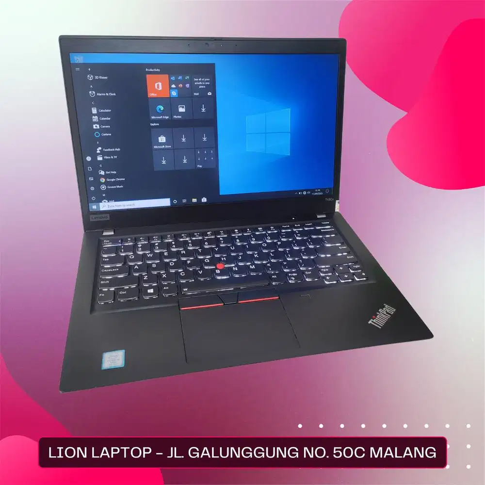 RAM 16GB SSD 256GB Core i5 Slim Lenovo Thinkpad T490s [24|06]