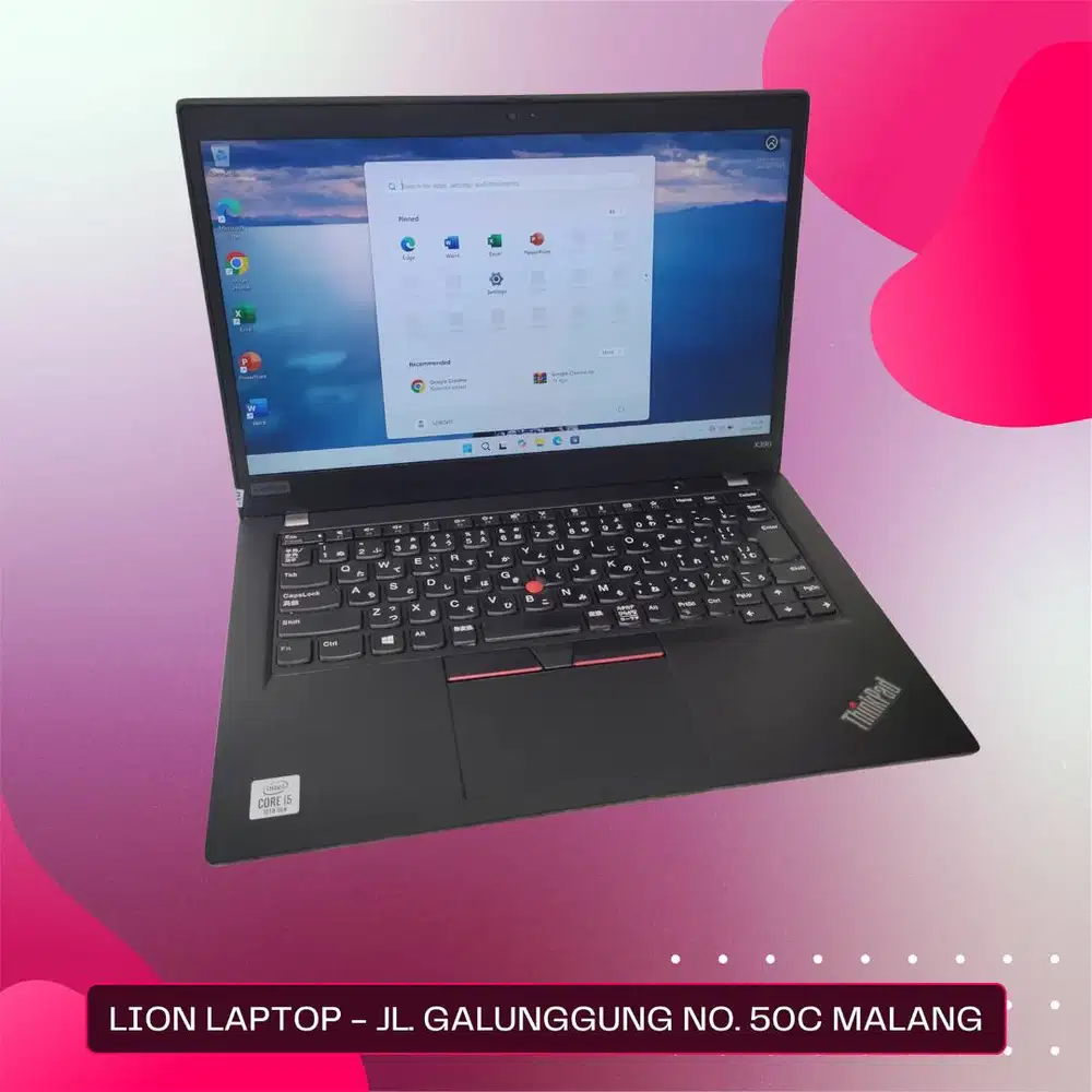 i5 GEN 10 Murah RAM 8GB Lenovo Thinkpad X390 [24|06]