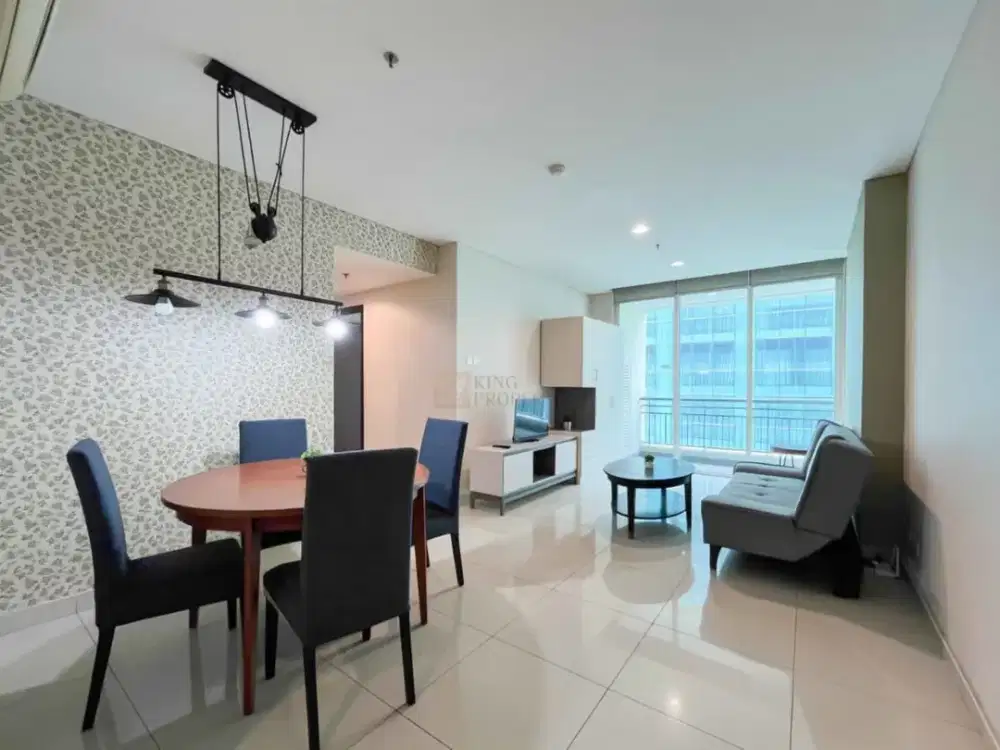 Turun Lift Langsung Mall CP & Menempel dengan APL Tower. Disewa 2BR Central Park Residences 2BR Fully Furnished Bagus Nyaman Siap Huni.