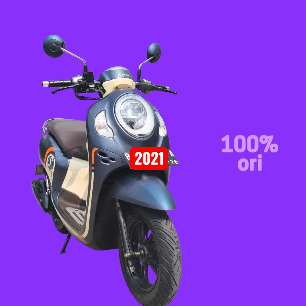 Dp 500rb‼️ Honda Scoopy fashion 2021 (KTP daerah bs kredit) scopy 2025