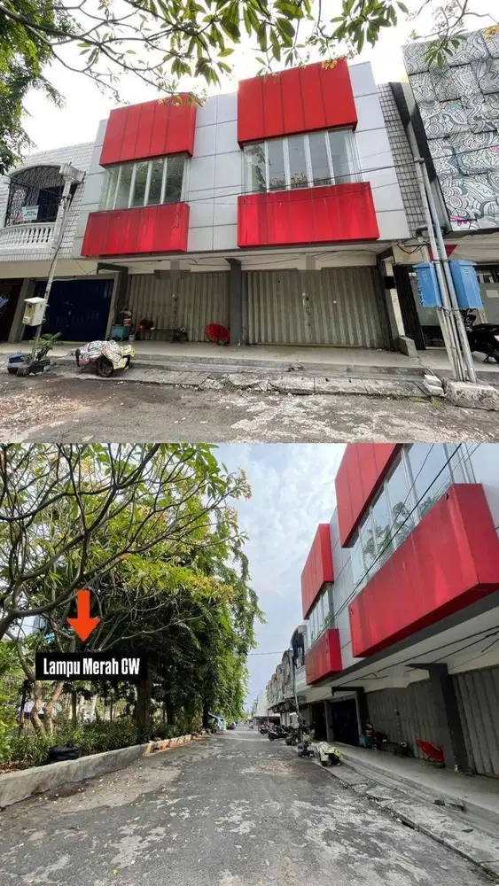 Dijual Lelang 2 Ruko Jejer di Komplek Ruko Darmo Park Surabaya Barat