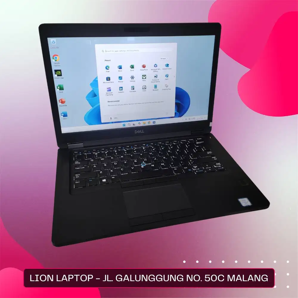 Core i7 Double VGA RAM 8GB SSD Dell Latitude 5491 [24|06]