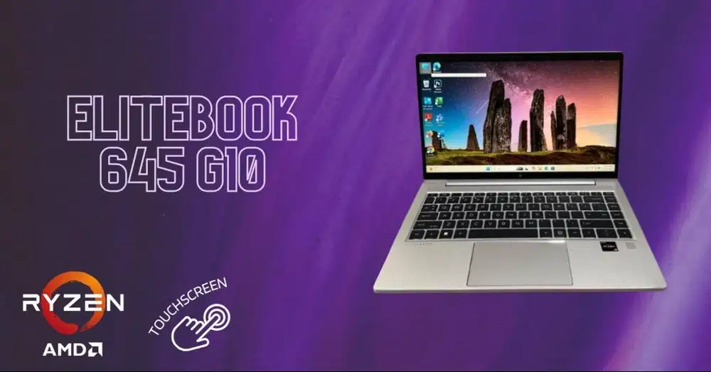 HP Elitebook 645 G10 AMD Ryzen 5 Pro 7530u Ram 16GB N-CC