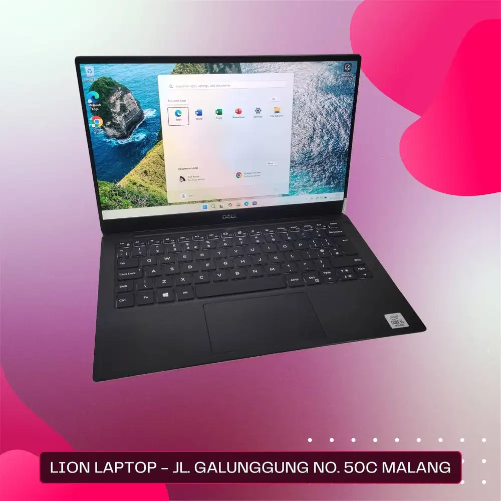 Slim & Ringan Core i5 gen 10 RAM 8 SSD 256 DELL XPS 13 7390 [24|06]