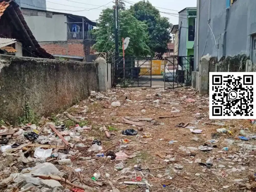 Tanah Komersial Dekat Halte Rawa Buaya dan Daan Mogot, Cengkareng Timur, LT 1.478 m², Zonasi Ungu Cocok untuk Gudang dan Usaha