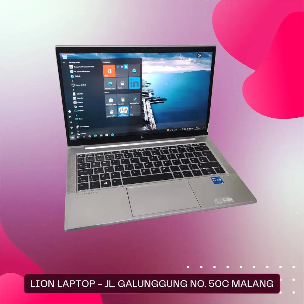 Alumunium Body Core i5 Gen 11 8/256 Slim HP Elitebook 830 G8 [24|06]