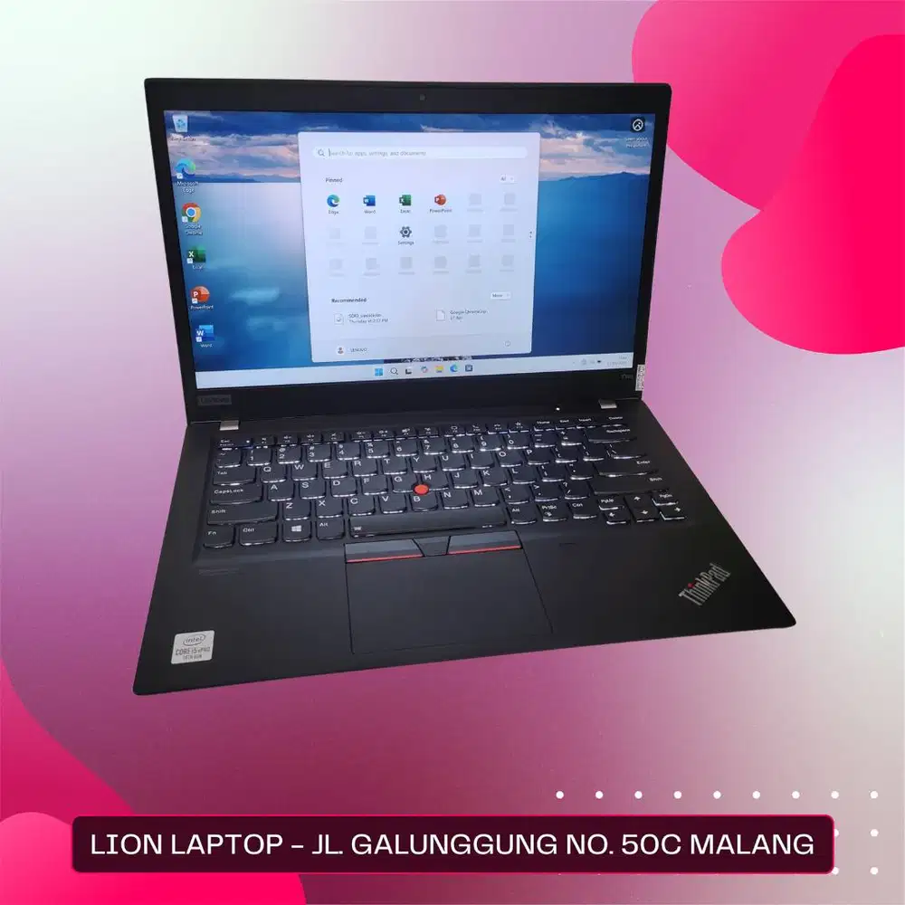 RAM 16GB Slim Core i5 Gen 10 SSD 256GB Lenovo Thinkpad T14s [24|06]