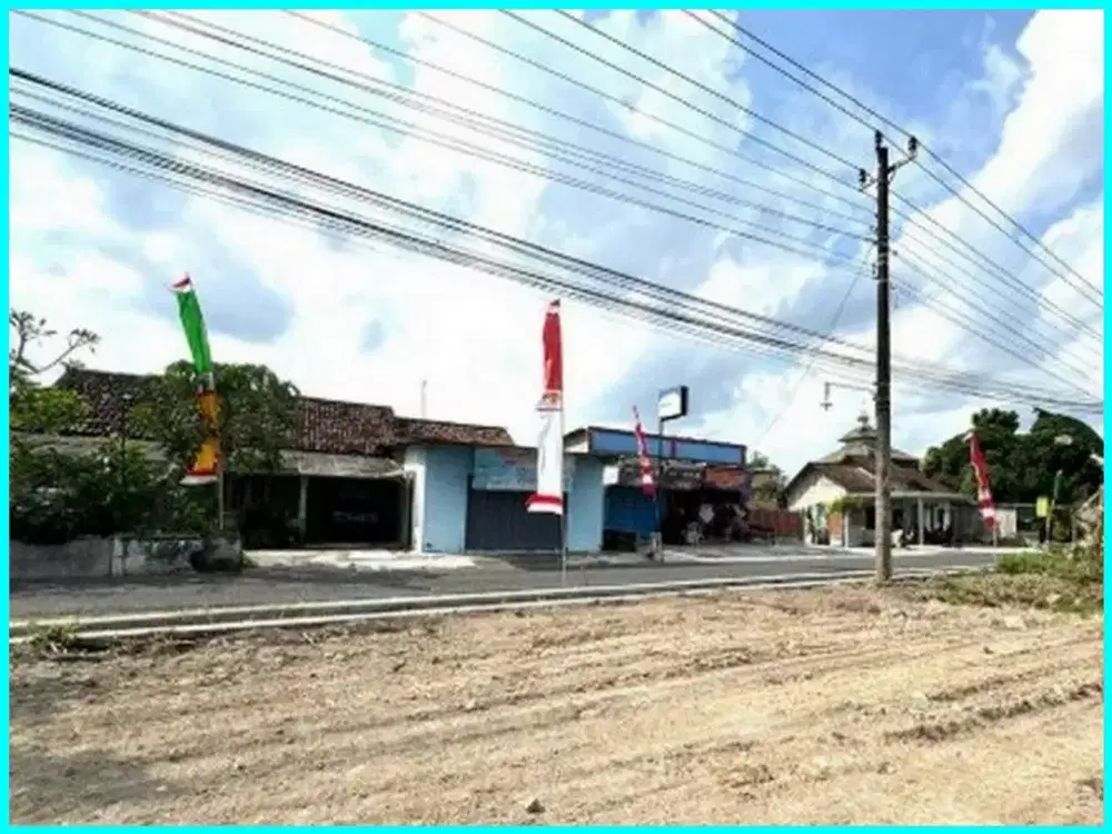 Dekat Kampus UNRIYO Tanah Dijual Jogja di Jl. Raya Sambiroto