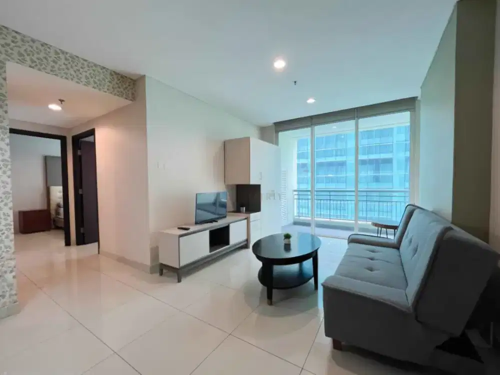 Disewakan 2BR Central Park Residences Fully Furnished, Turun Lift Langsung ke Central Park Mall & APL Tower Jakarta Barat