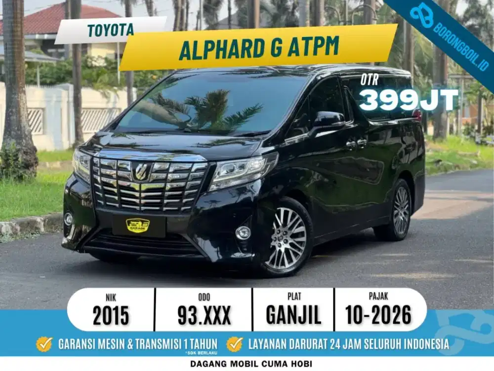 Alphard G ATPM 2015 AT