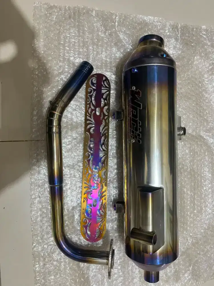 Knalpot vario arm old sunblue