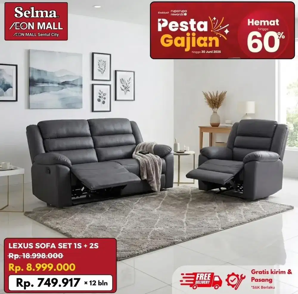 Sofa Lexus 3+1 seater