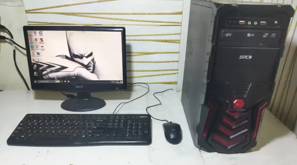 PC Komputer Fullset Core i3/ Ram 4Gb/ HDD 500Gb/ Monitor/ WiFi