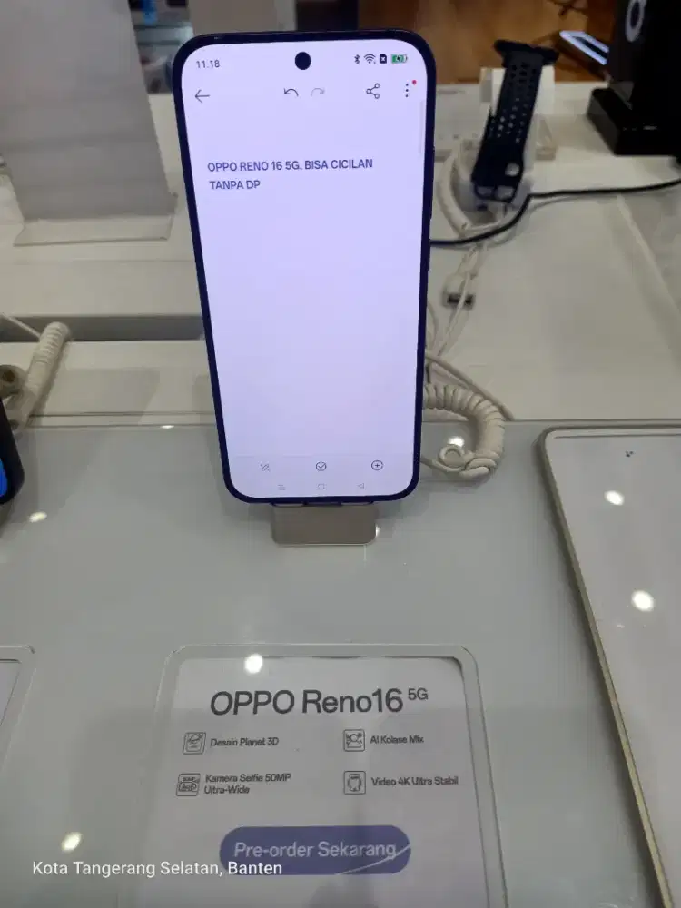 Oppo Reno 16 5G . Bisa cicilan tanpa DP