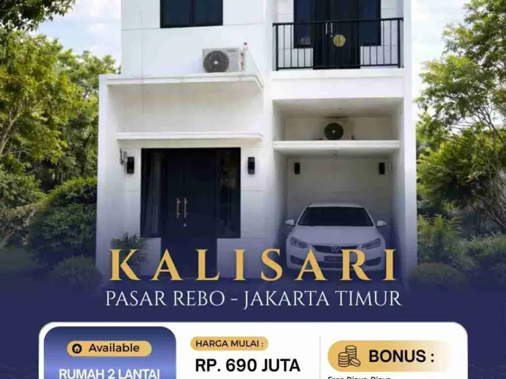 Rumah dijual cluster Cijantung Jaktim nego strategis KPR
