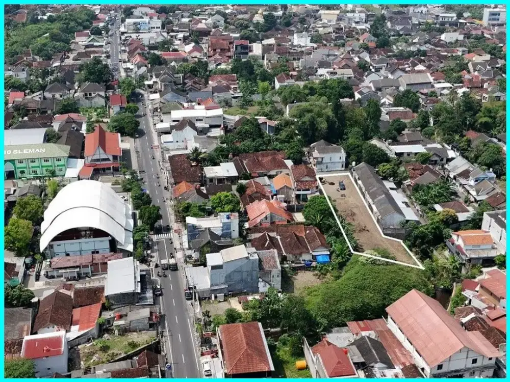 Dekat Hotel HYATT Jual Tanah Yogyakarta Jl. Kaliurang Km 8 Sleman