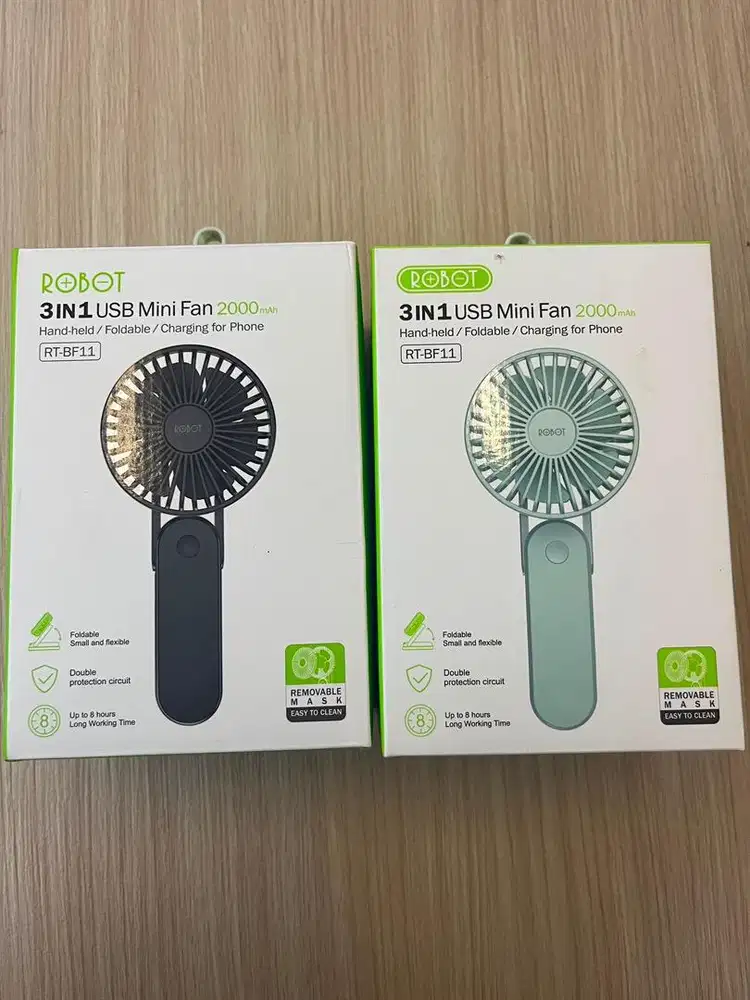 Kipas Robot RT-BF11 Green / Black