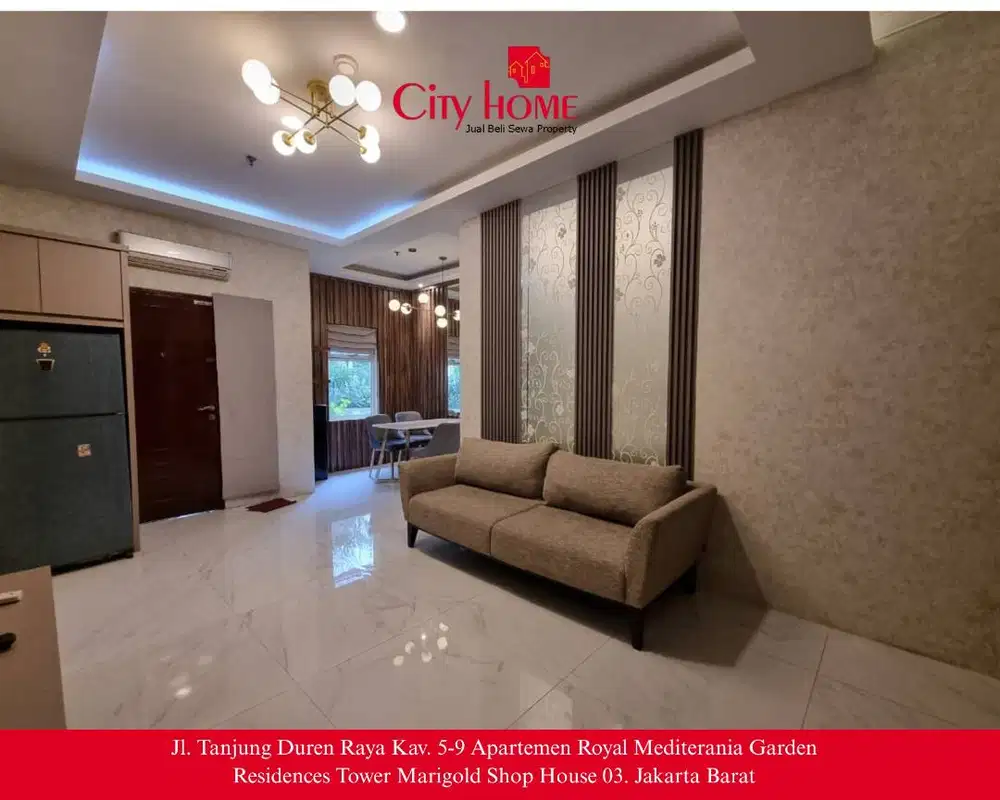 Dijual Apartemen Mediterania Garden Residences 2 - Furnished 3 BR