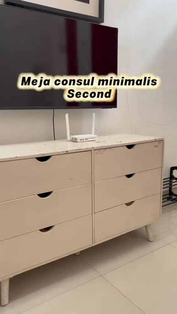 Lemari consul 6 laci