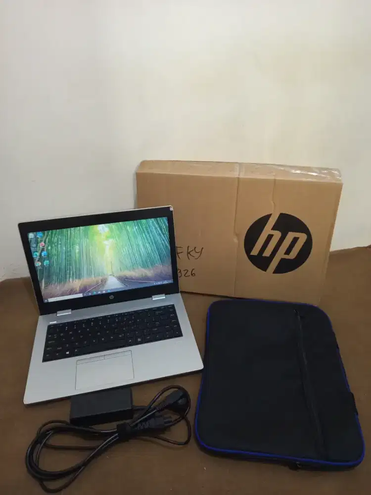 Laptop gaming editing hp probook ryzen 3pro ram 8gb ssd 256gb VGA 1gb