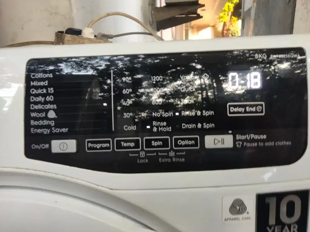 Dijual mesin cuci elektrolux ukuran 8 kg. Masih bagus