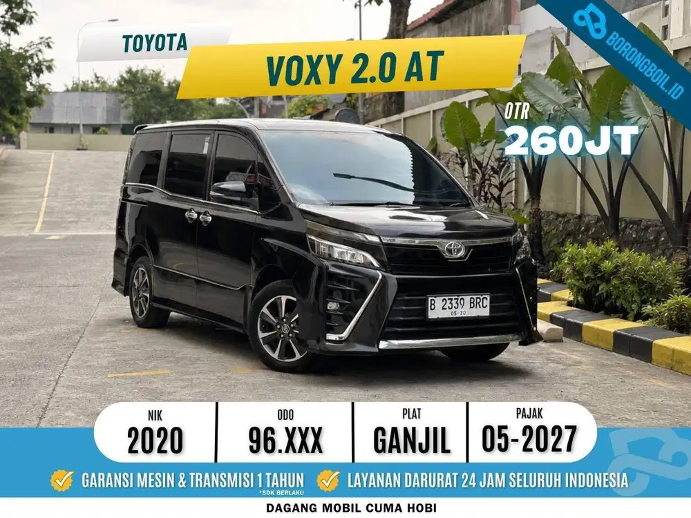 Toyota Voxy 2.0 AT 2020 Hitam
