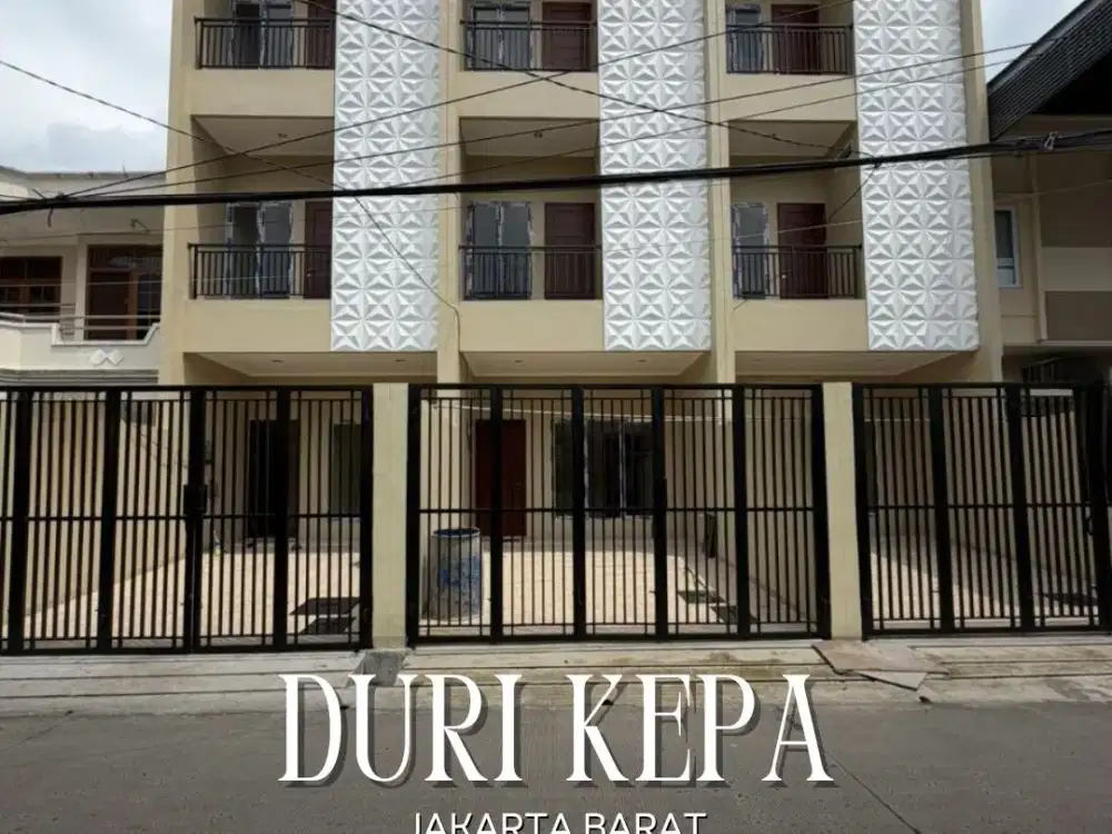 DIJUAL MURAH ADA 3 UNIT RUMAH BARU SIAP HUNI DI DURI KEPA JAKARTA BARAT