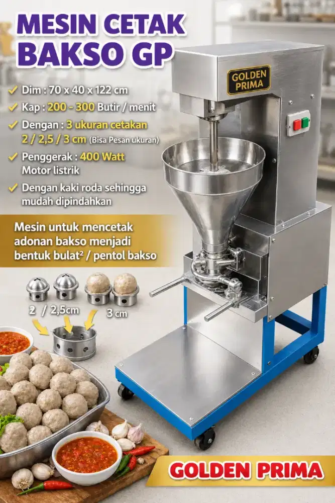 MESIN CETAK BAKSO GP