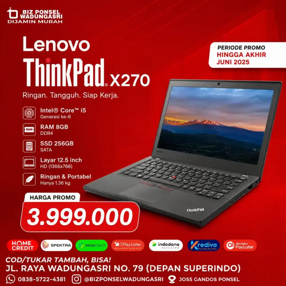 Promo laptop kredit cuma ktp saja