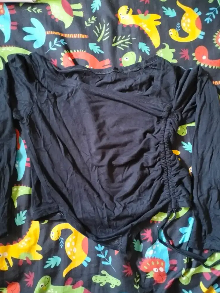 baju crop top wanita alsize