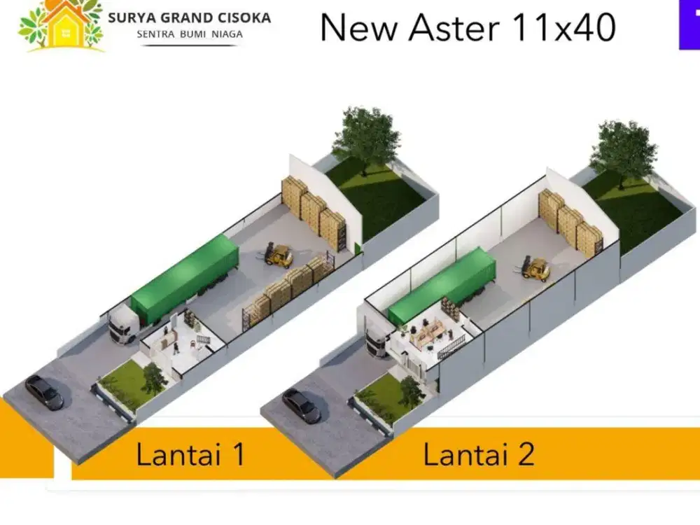 Pergudangan SGC Type New Aster – Solusi Gudang Modern untuk Bisnis yang Terus Berkembang