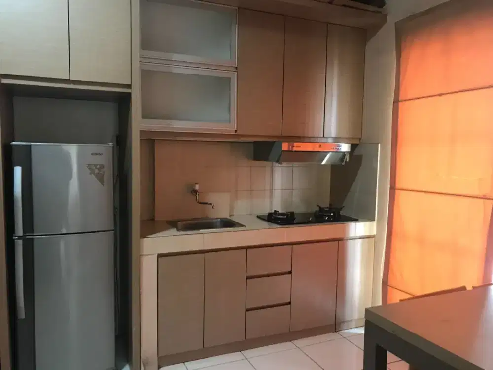 2BR furnish lantai belasan harga murah Apt.Mediterania garden res 2