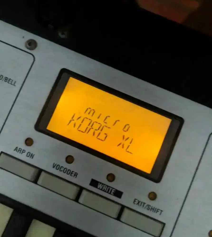 Micro korg XL synth