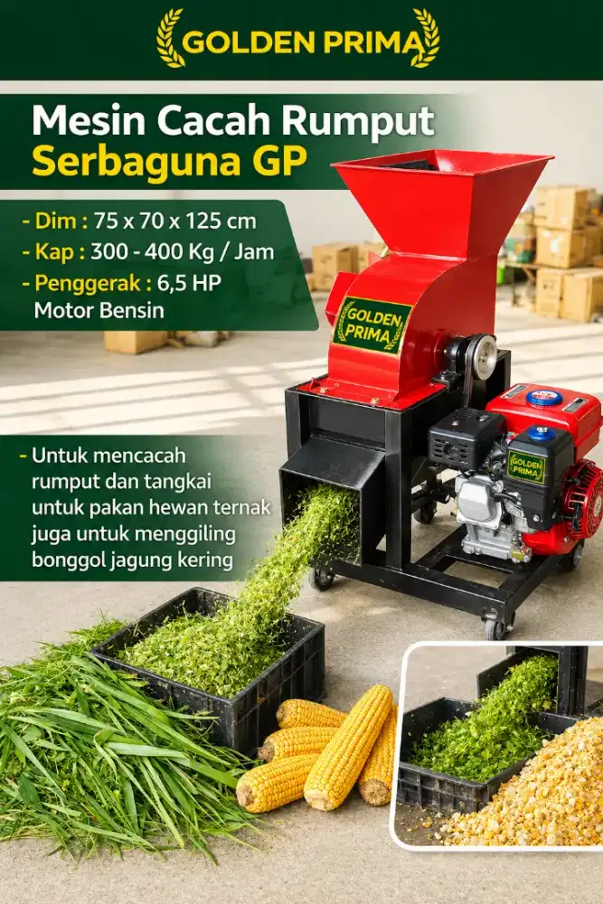 MESIN PENCACAH RUMPUT SERBAGUNA GP