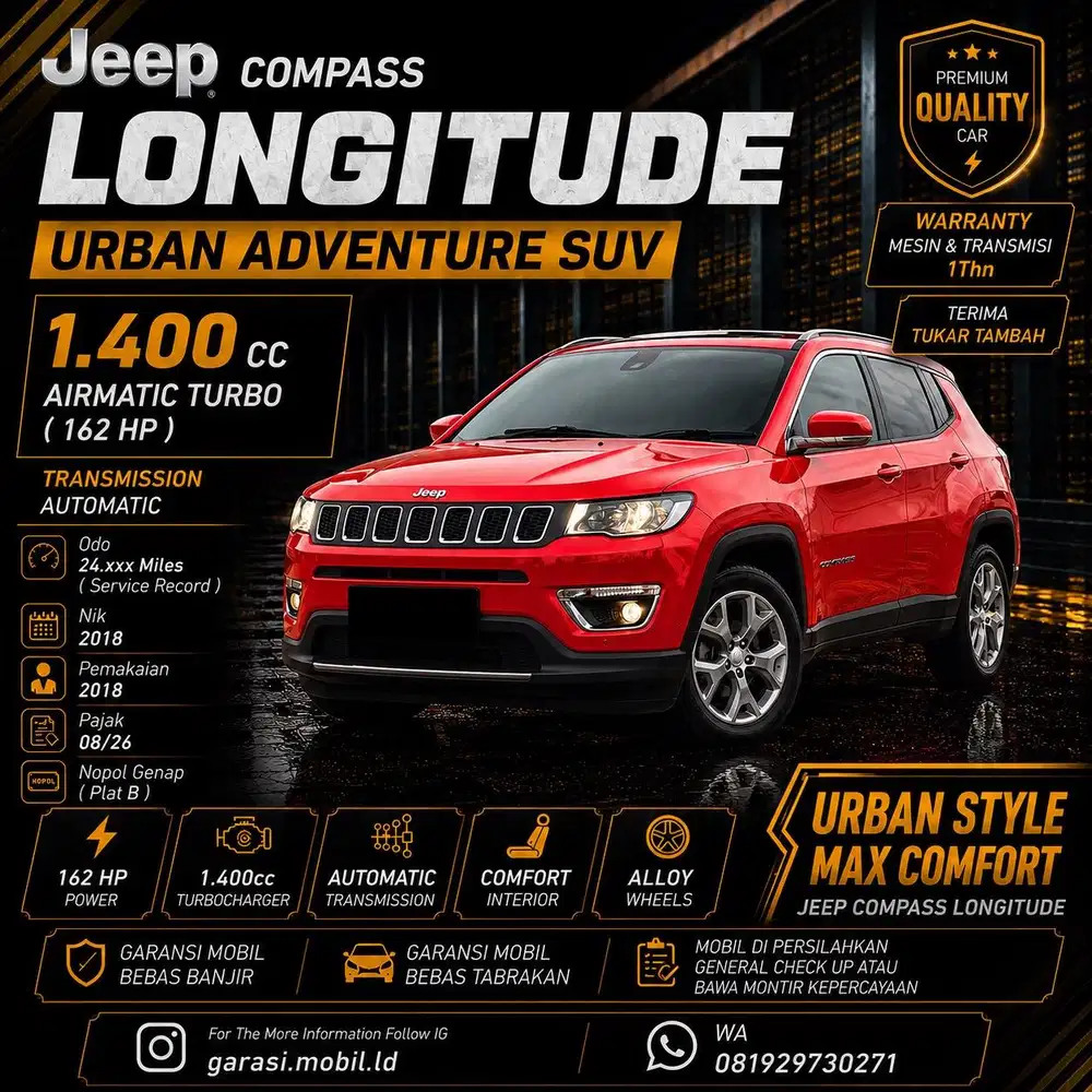 Jeep Compass Longitude 1.4 2018