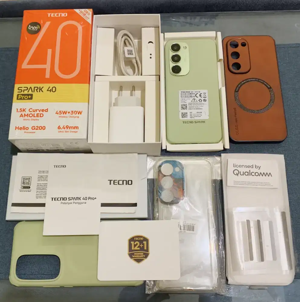 Tecno Spark 40 Pro Plus + Pro+ 8/128 Resmi 22 April BONUS Case MURMER